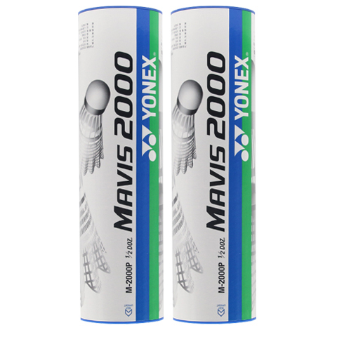 YONEX Mavis Collection M 2000 Nylon Shuttlecock 6 Pack Nylon Shuttlecocks