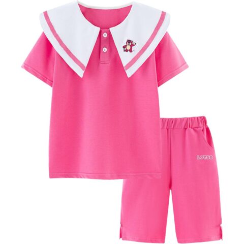 Disney Casual Sportswear Rose Red Children Aged 3 7 Years Old
