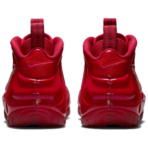 Nike Foamposite Pro Mid top Vintage Basketball Shoes Unisex Red Black