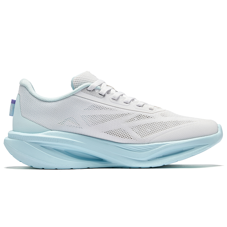 Erke Cushioning Rebound Cushioning Rebound Low top City Commuting Running Shoes Women’s Erke White Tranquil Blue