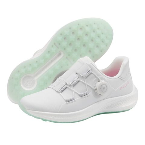 SOUTHPORT Cushioning Slip Resistant Coverage Low top Golf Shoes Women’s White