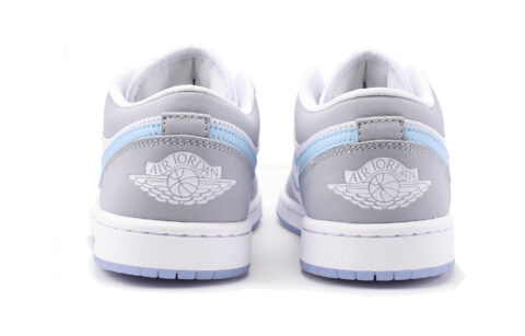 Jordan Air Jordan 1 Slip Resistant Abrasion Resistant Low top Vintage Basketball Shoes Women’s Light Gray