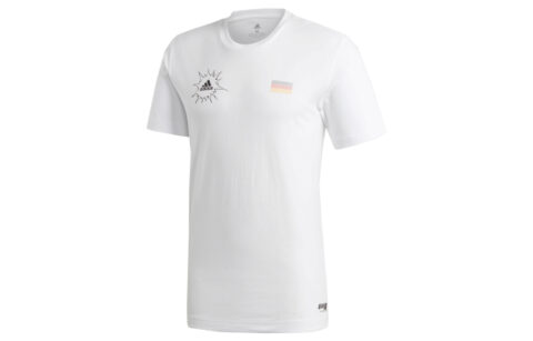 Adidas Soccer Jerseys Men's White Moderate Straight Fit