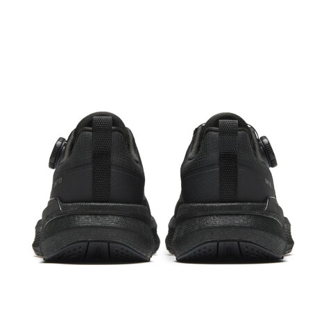 Anta Mesh Fabrics Knob Buckle Fabric Low top Men’s Training Athletic Shoes Men’s Basic Black