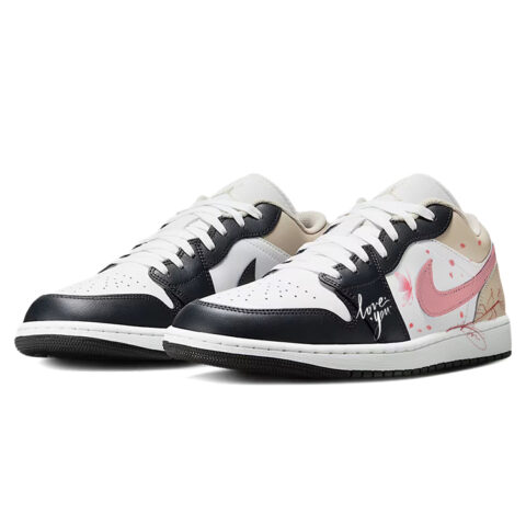 Jordan Air Jordan 1 Vintage Basketball Shoes Men’s Low Top White/Black