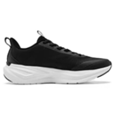 QIAODAN Slip Resistant And Breathable Low top Casual Running Shoes Men’s Black White