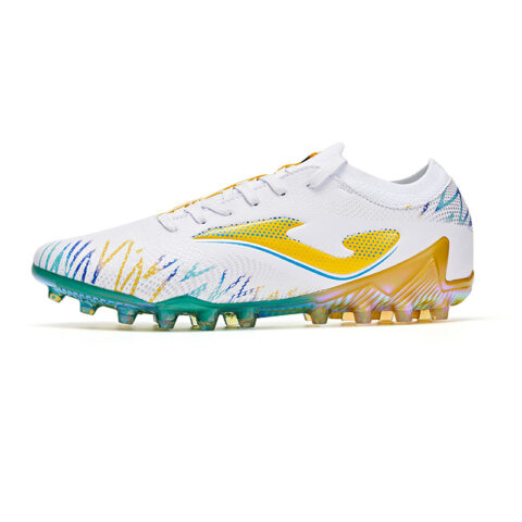 Joma MG Multi Ground Synthetic Leather Soccer Shoes Men’s White Gold