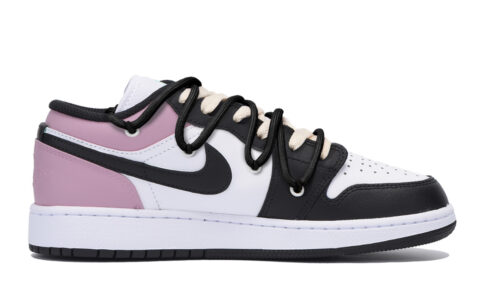 Jordan Air Jordan 1 Vintage Basketball Shoes Men’s Low Top Black Pink