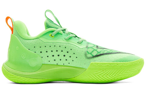 PEAK Taichi Triangle 4.0 Basketball Shoes Unisex Low Top Electric Green