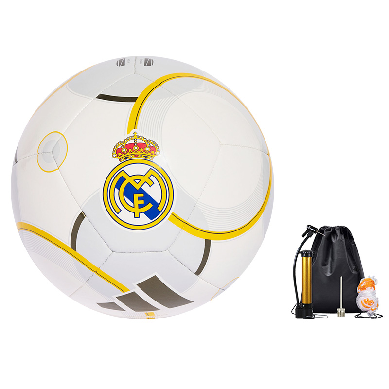 Adidas Size ５ Ball Machine Stitched Ball Pu Ivory Soccer Ball Unisex
