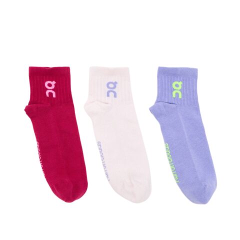 On Mid Calf Socks Unisex 3 Pack