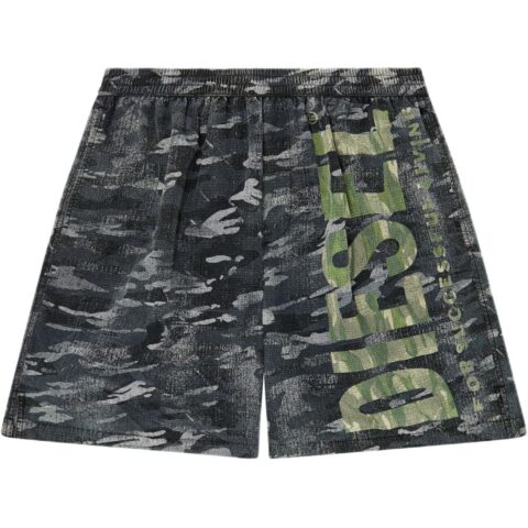 DIESEL Swimming Shorts Men’s Black Moderate Mid Length Swim Shorts