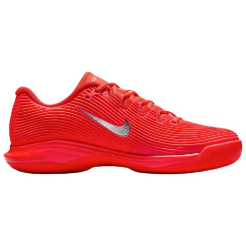 Nike Vapor 12 Low top Tennis Shoes Women’s Red Silver