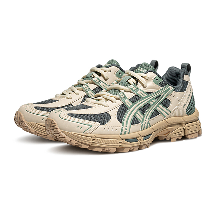 ASICS Gel Kahana 8 Cushioning Breathable Rebound Low top City Commuting Running Shoes Women’s Beige Green
