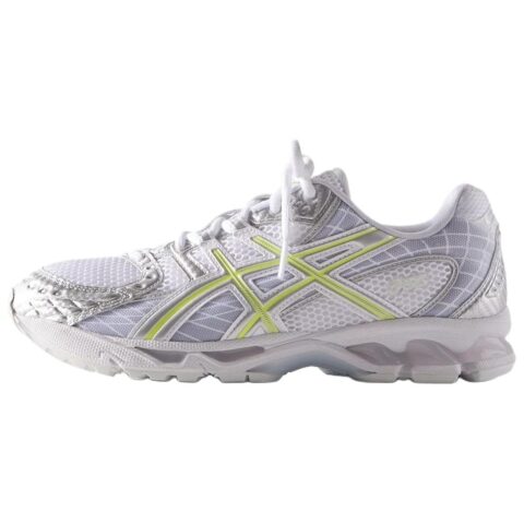 KITH x ASICS GEL Nimbus 10.1 Abrasion Resistant Low top Running Shoes Unisex White Silver