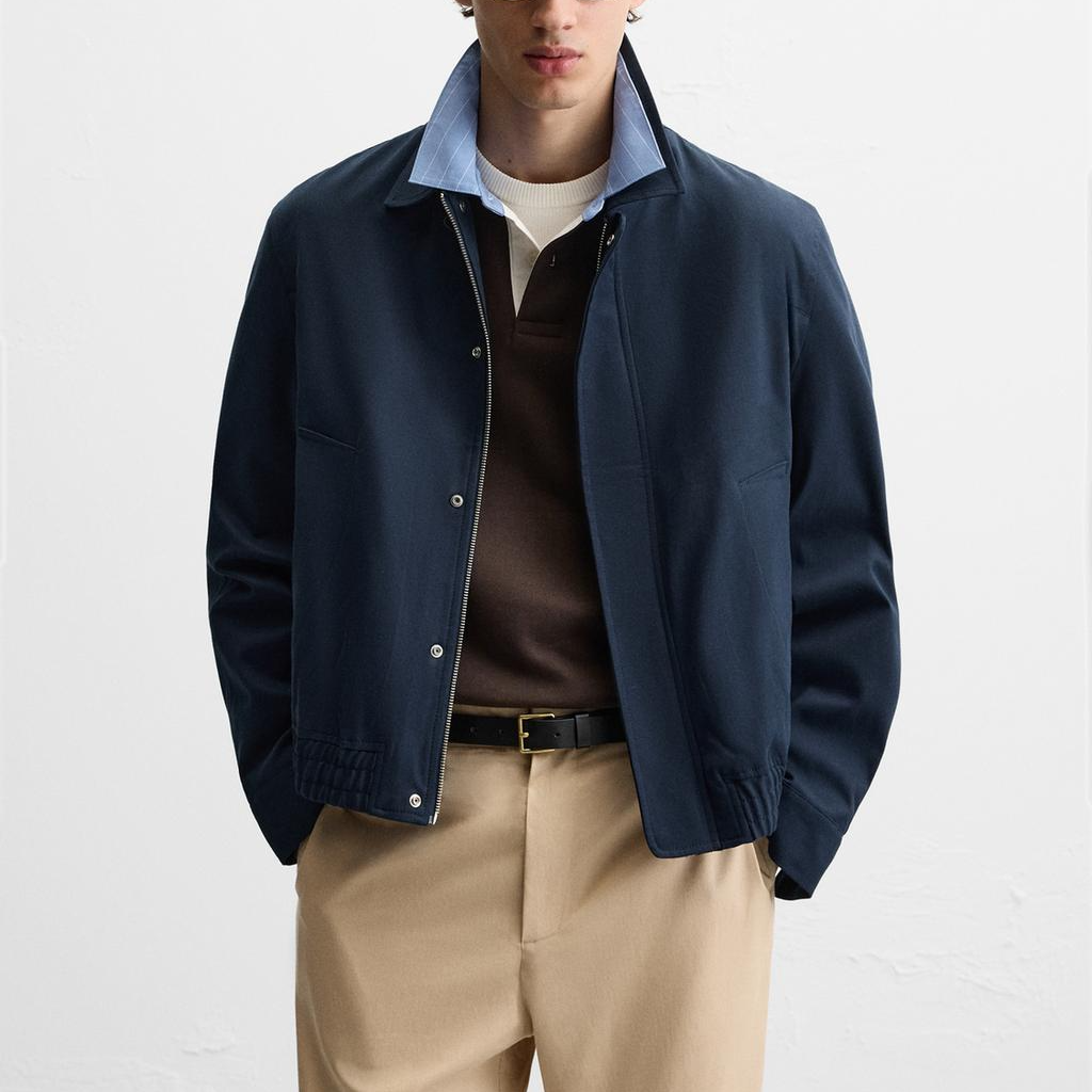 ZARA Jackets & Coats Men’s Sea Blue