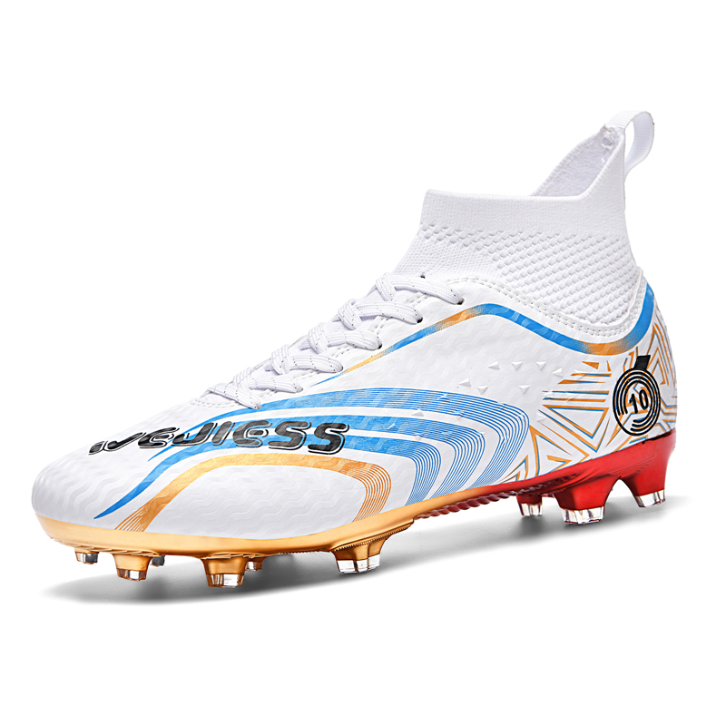 SHUANGDING FG Firm Ground Natural Grass Slip Resistant Abrasion Resistant Soccer Shoes Unisex