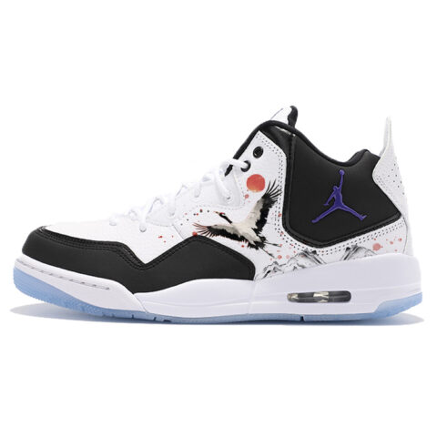 Jordan Courtside 23 Vintage Basketball Shoes Women’s Mid Top Black/White