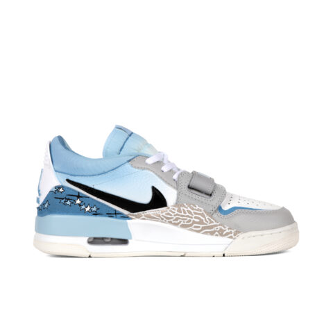 Jordan Legacy 312 Slip Resistant Abrasion Resistant Low top Vintage Basketball Shoes Men’s Blue White