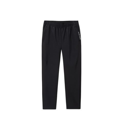 Anta Variety Training Collection Letter Mid Rise Comfortable And Breathable Versatile Fleece Lined Thermal Sports Pants