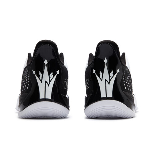 361° Cushioning Slip Resistant Abrasion Resistant Low top Basketball Shoes Men’s White Black