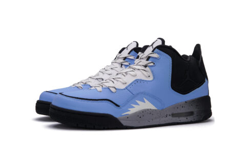 Jordan Courtside 23 Cushioning Slip Resistant Cushioning Slip Resistant Mid top Vintage Basketball Shoes Men’s Sky Blue