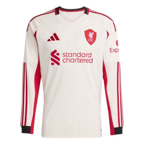 Adidas Free Shipping with adiClub Liverpool Fc 25/26 Long Sleeve Away Jersey