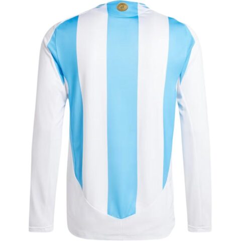 Adidas Argentina 24 Long Sleeve Home Authentic Jersey