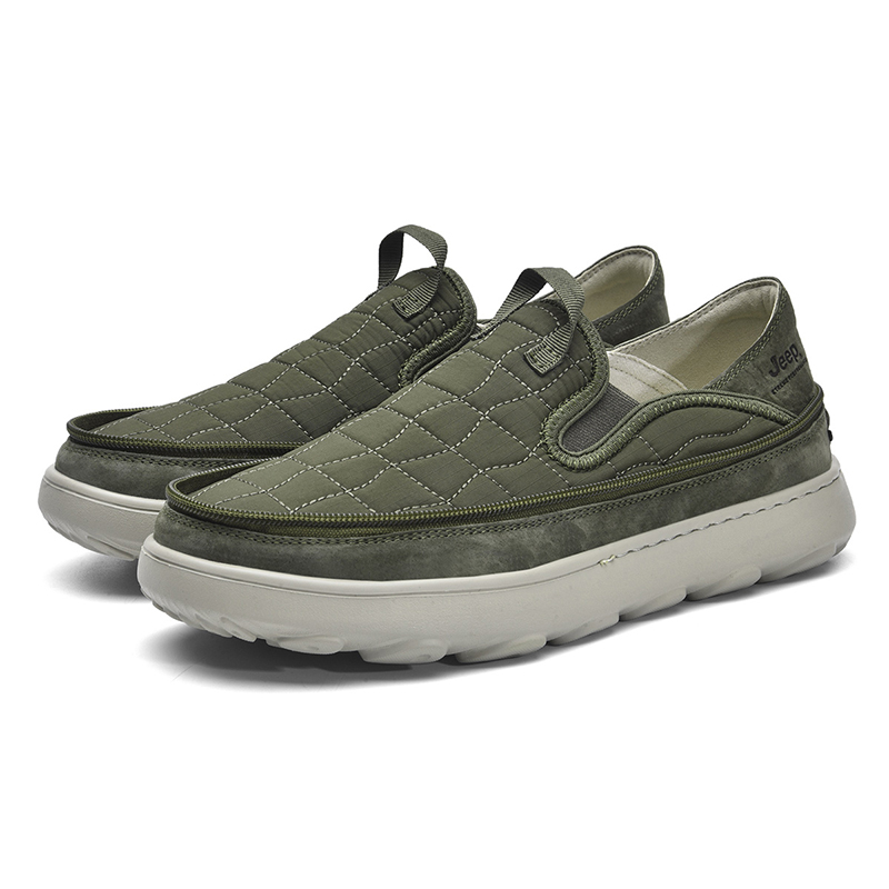 Jeep Comfortable Low top Hiking Shoes Men’s Army Green