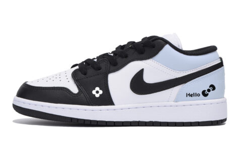 Jordan Air Jordan 1 Urban Chic Style Vintage Low top Vintage Basketball Shoes Men’s White Blue