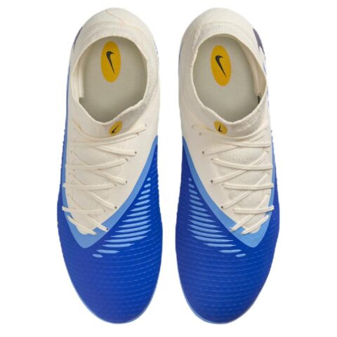 Nike Phantom 6 Abrasion Resistant Breathable Soccer Shoes Unisex Blue