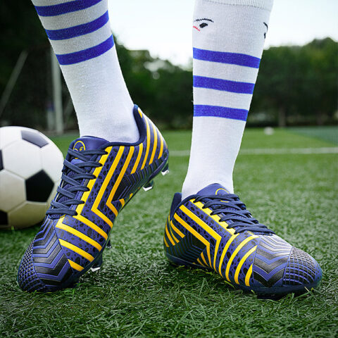 BIANSULONG FG Firm Ground Cushioning Slip Resistant Abrasion Resistant Coverage Impact Resistant Soccer Shoes Unisex