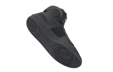 EQLZ EQUALIZER 1970 Lightweight High top Vintage Basketball Shoes Black Mist Made In USA Nappa Genuine Leather