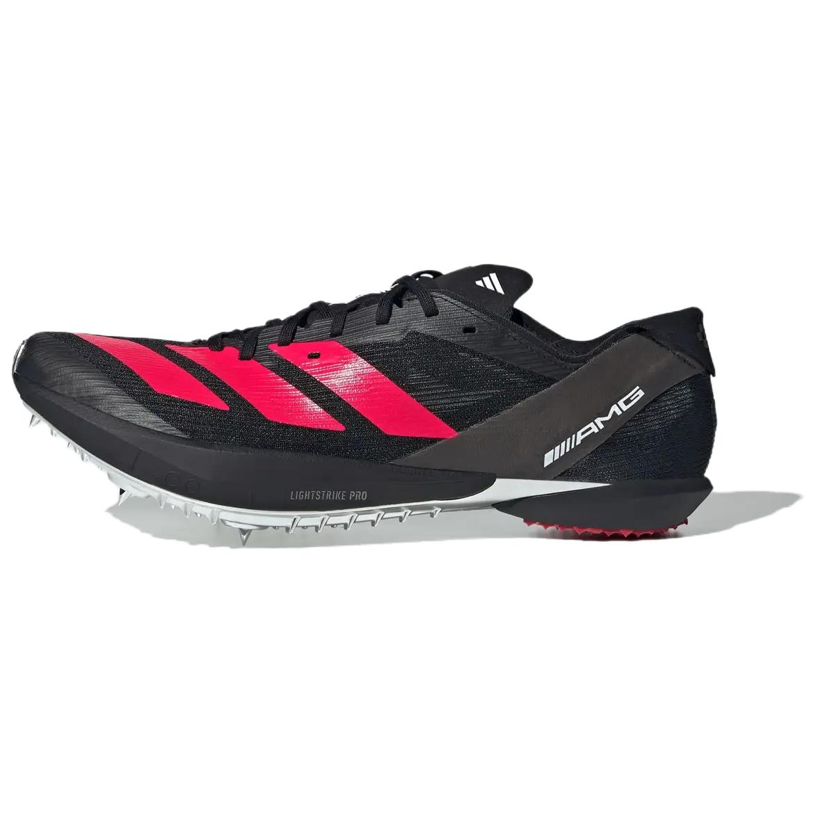Mercedes AMG x Adidas Adizero Ambition Casual Sprint Track & Field Competition Running Shoes Unisex Black Red