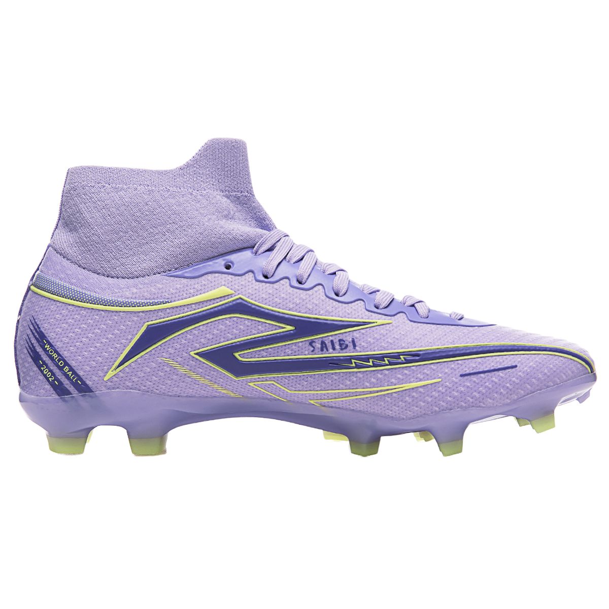 Saibi FG Rubber Long Studs TF Rubber Broken Studs Natural Grass Cushioning Breathable Stain Resistant
