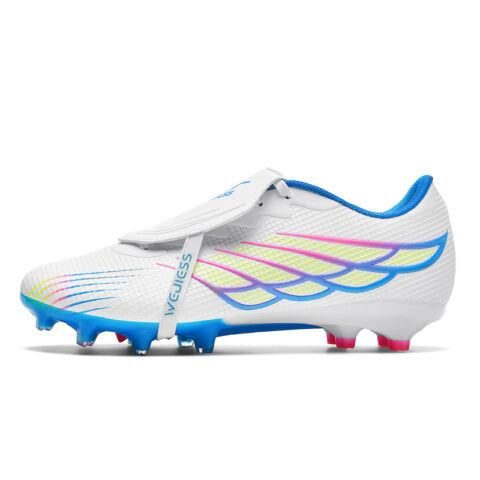 WEJIESS Soft Ground Slip Resistant Abrasion Resistant Slip Resistant Abrasion Resistant Soccer Shoes Unisex