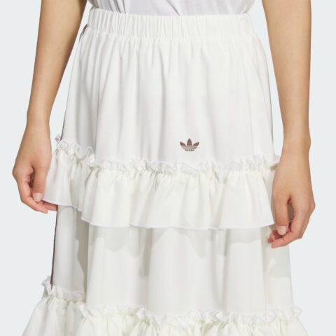 Adidas Originals Casual Long Skirt Women’s White