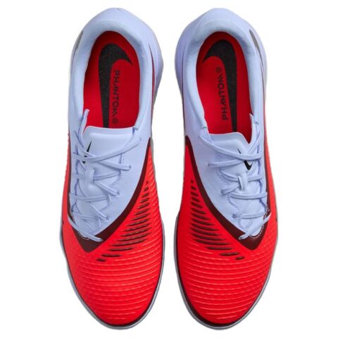 Nike Phantom 360 TF Turf Abrasion Resistant Soccer Shoes Unisex White Red
