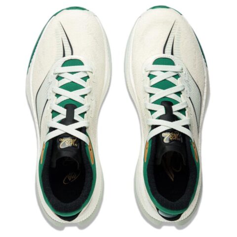 Li Ning Yueying 4 PRO TPU Slip Resistant Abrasion Resistant Low top Running Shoes Men’s White Green