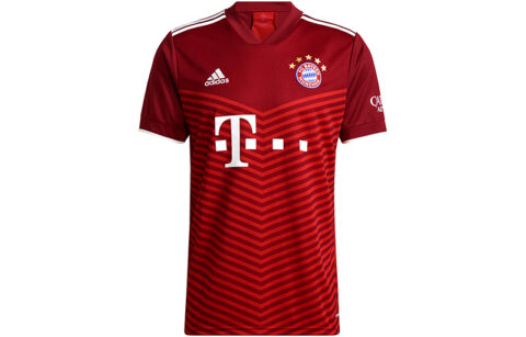 Adidas Bayern Munich Black Soccer Jerseys Men's Red Moderate