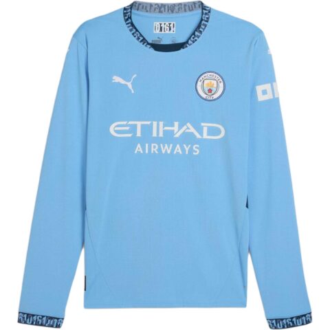 PUMA Camiseta De Fútbol De Manga Larga Manchester City 24/25 Local Para Hombre