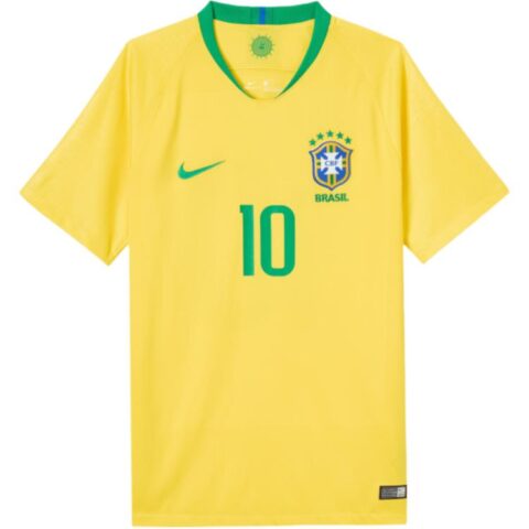 Nike Soccer Jersey Fan Edition, Brazil, Neymar Size 10 Men's Yellow