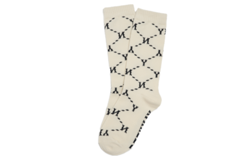 MLB Mid Calf Socks Unisex White