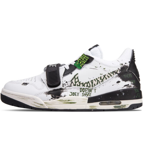 Jordan Legacy 312 Slip Resistant Low top Vintage Basketball Shoes Men’s Black White
