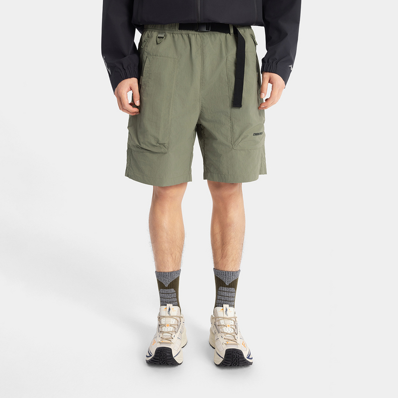 Li Ning CF Tracing Sports Shorts Men’s Tea Green