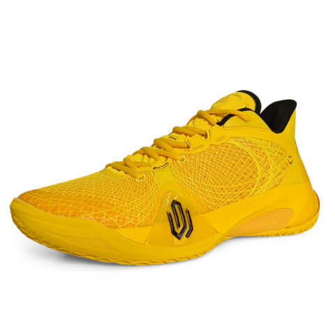 PEAK Basketball Shoes Unisex Low Top Bright Yellow