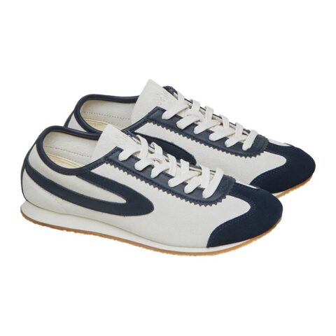 Norman Walsh Abrasion Resistant Breathable Low top Running Shoes Unisex Beige Blue