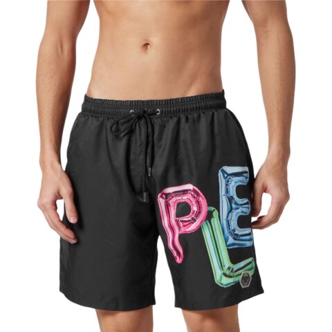 Philipp Plein Bombing Graffiti swim shorts