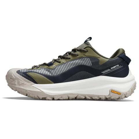 HUMTTO Slip Resistant Abrasion Resistant Low top Outdoor Shoes Men's Khaki Green