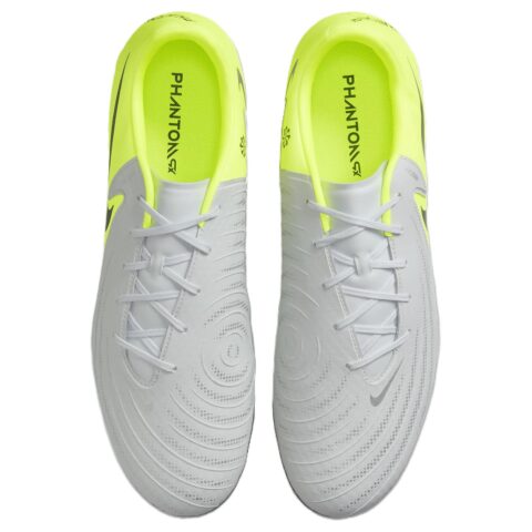 Nike Phantom Gx 2 Academy FG/MG Metallic Silver Volt Black